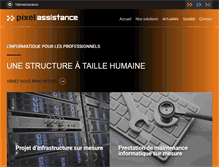 Tablet Screenshot of pixel-assistance.com